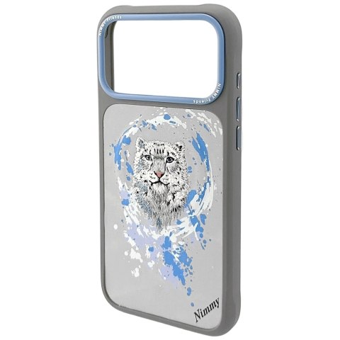 Etui Nimmy Pantera MagSafe do iPhone 17 Pro jasnoszary