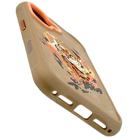 Etui Nimmy Tygrys MagSafe do iPhone 17 jasnobrązowy