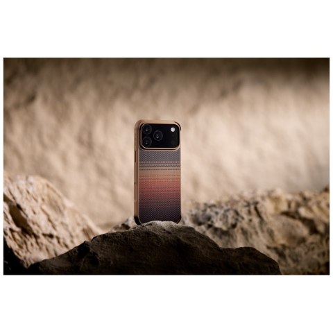 Etui PITAKA Aramid ProGuard MagSafe do iPhone 17 Pro sunset