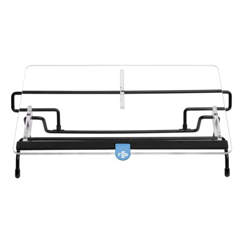 Zasuwana na dokumenty R-Go FLEX READ DOCUMENT HOLDER Czarny Przezroczysty A3 Piana Stal