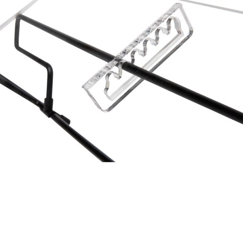 Zasuwana na dokumenty R-Go FLEX READ DOCUMENT HOLDER Czarny Przezroczysty A3 Piana Stal