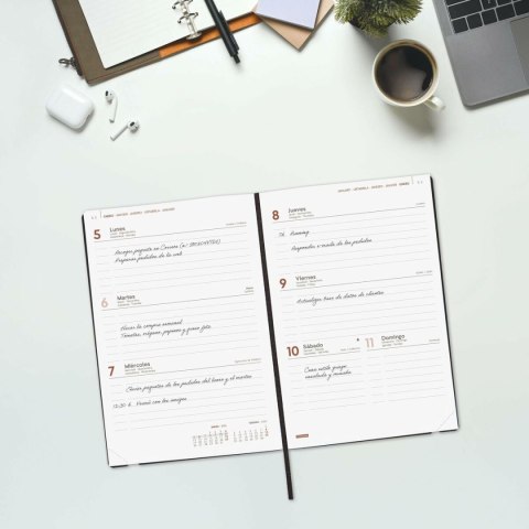 Kalendarz książkowy Finocam Niebieski A5 14 x 20,4 cm