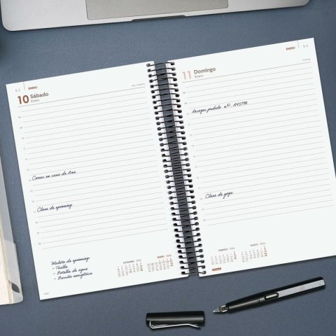 Kalendarz książkowy Finocam OPAQUE Niebieski 16,5 x 24,2 cm 2026