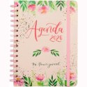 Kalendarz książkowy Finocam THE FLOWER JOURNAL A5 15,5 x 21,2 cm Różowy 2026