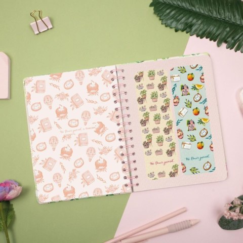 Kalendarz książkowy Finocam THE FLOWER JOURNAL A5 15,5 x 21,2 cm Różowy 2026