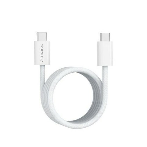 4smarts Kabel USB-C 100W 5A 1.5mmagnetycznie zwijany biały/white 541012