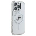 Karl Lagerfeld KLHMP16XHLSKCH iPhone 16 Pro Max 6.9" biały/white hardcase IML Metal Karl&Choupette Head MagSafe