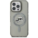 Karl Lagerfeld KLHMP16LHLSKCK iPhone 16 Pro 6.3" czarny/black hardcase IML Metal Karl&Choupette Head MagSafe
