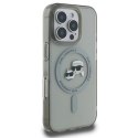 Karl Lagerfeld KLHMP16LHLSKCK iPhone 16 Pro 6.3" czarny/black hardcase IML Metal Karl&Choupette Head MagSafe