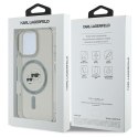 Karl Lagerfeld KLHMP16LHLSKCK iPhone 16 Pro 6.3" czarny/black hardcase IML Metal Karl&Choupette Head MagSafe