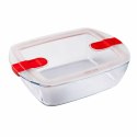 Pojemnik na Lunch Pyrex Cook&heat Biały Przezroczysty Prostokątny 2,5 L