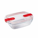 Pojemnik na Lunch Pyrex Cook&heat Biały Przezroczysty Prostokątny 2,5 L