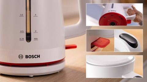 Czajnik elektryczny Bosch MyMoment TWK3M121 (2400W ; biały)