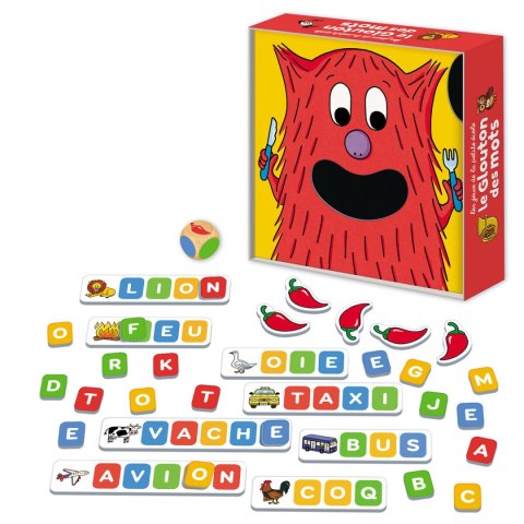 Zabawa Edukacyjna Nathan le glouton des mots