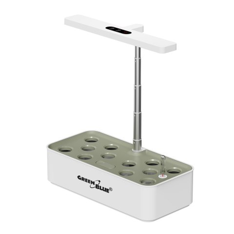 GREENBLUE INTELIGENTNY SYSTEM WEWNĘTRZNEJ UPRAWY ROŚLIN, DONICZKA SMART, POJEMNOŚĆ 4L, NA 12 ROŚLIN, DIODY LED FULL SPECTRUM