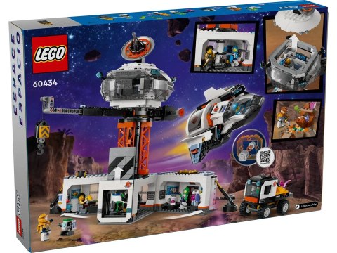 LEGO City 60434 Stacja kosmiczna i stanowisko startowe rakiety