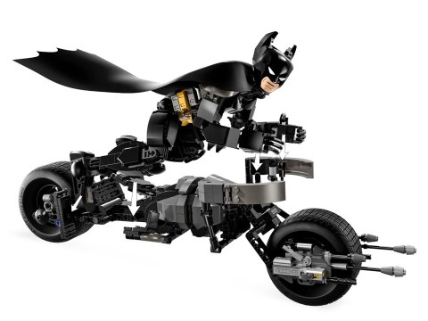 LEGO DC Super Heroes 76273 - Figurka Batmana do zbudowania i batcykl