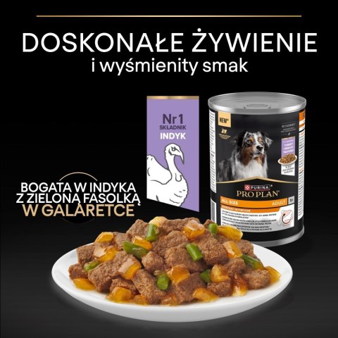 PURINA PRO PLAN ADULT Dog Indyk w galarecie 400gr