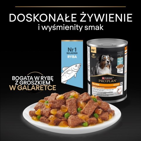 PURINA PRO PLAN ADULT Dog Ryba w galarecie 400gr