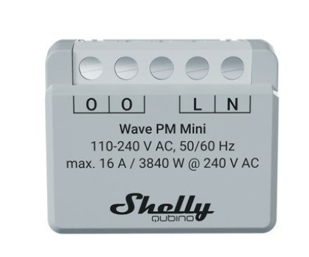 Inteligentny sterownik do pomiaru zużycia energii Z-Wave Shelly Wave PM Mini