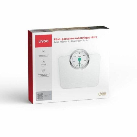 Cyfrowa Waga Łazienkowa Livoo DOM490 Biały Metal