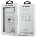Etui Karl Lagerfeld IML Choupette Sketch Logo MagSafe do iPhone Air różowy