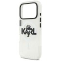 Etui Karl Lagerfeld IML Karl Sketch Logo MagSafe do iPhone 17 Pro przezroczysty
