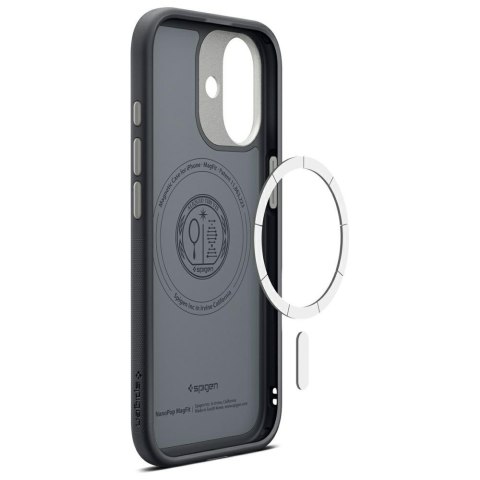 Etui Spigen Nano Pop Mag MagSafe do iPhone 17 czarny