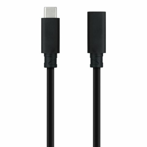 Kabel USB NANOCABLE USB 3.2 GEN2x2 100W C/M-H Czarny 2 m
