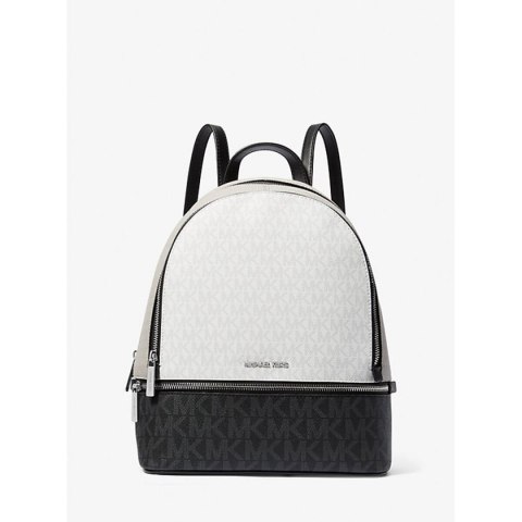 Plecak Casual Michael Kors 35S5SRAB6V-OPWHT-MULTI Szary 27 x 26 x 14 cm