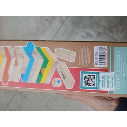 Gra Budowlana z Blokami Konstrukcyjnymi Woomax 43620 (26 cm) (58 pcs)