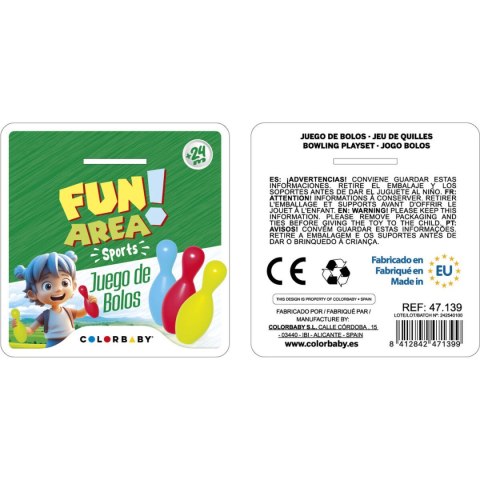 Gra w Kręgle Colorbaby 8 Części