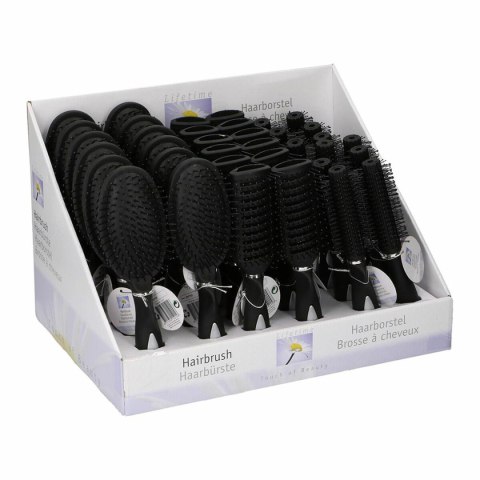 Grzebień Ułatwiający Rozczesywanie Lifetime Touch of beauty Czarny