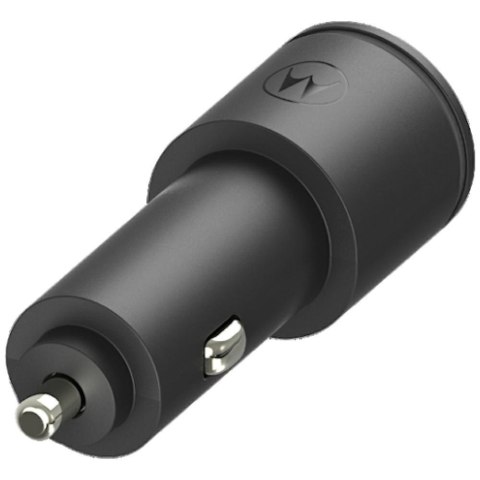 Ładowarka samochodowa Motorola TurboPower 45W Dual USB-A/USB-C z kablem USB-C 1m czarny