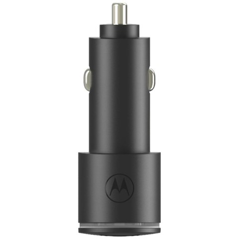 Ładowarka samochodowa Motorola TurboPower 45W Dual USB-A/USB-C z kablem USB-C 1m czarny