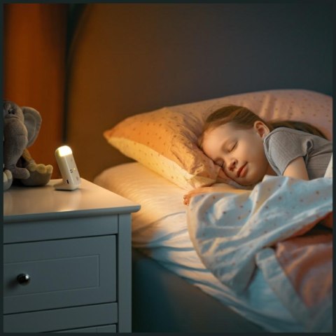 Niania elektroniczna Motorola PIP15-2 Audio z dwoma jednostkami dziecięcymi biało-czarny