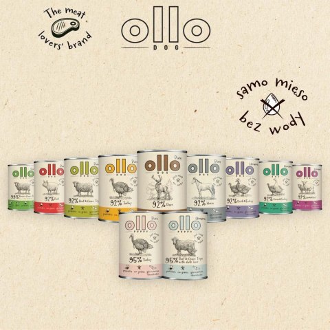 Ollo Pure Jeleń 850g