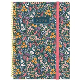 Kalendarz książkowy Finocam DESIGN COLLECTION Flora A5 15,5 x 21,2 cm 2026