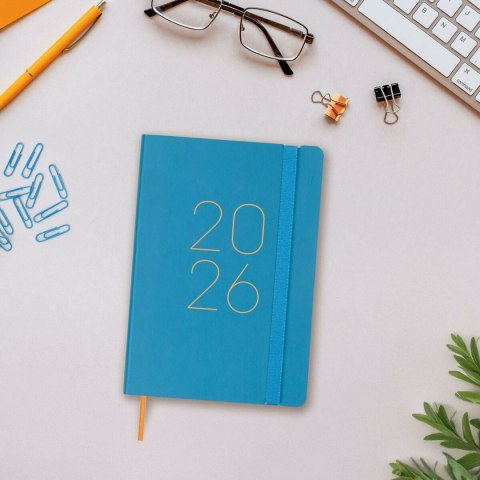 Kalendarz książkowy Finocam FLEXI Niebieski 11,8 x 16,8 cm 2026