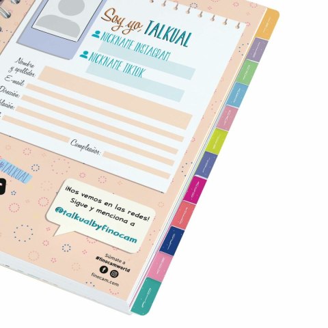 Kalendarz książkowy Finocam Talkual Ideas A5 15,5 x 21,7 cm 2026