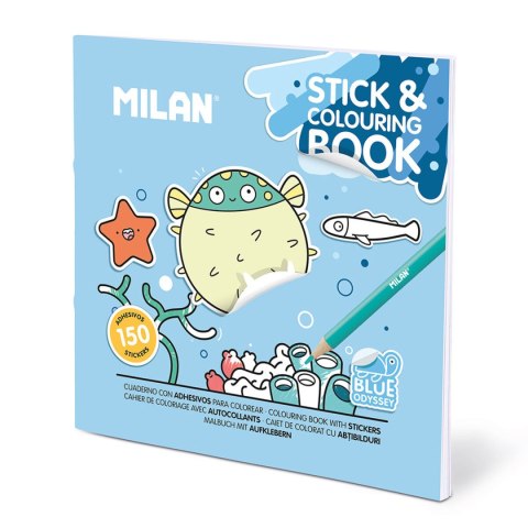 Notatnik z kolorowankami Milan Blue odissey
