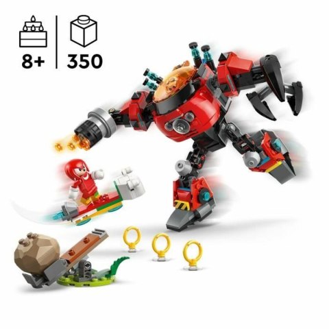 Zestaw do budowania Lego 77005 Sonic Knuckles VS Dr. Eggman Egg Crusher Mech 350 Części