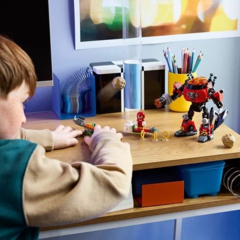 Zestaw do budowania Lego 77005 Sonic Knuckles VS Dr. Eggman Egg Crusher Mech 350 Części