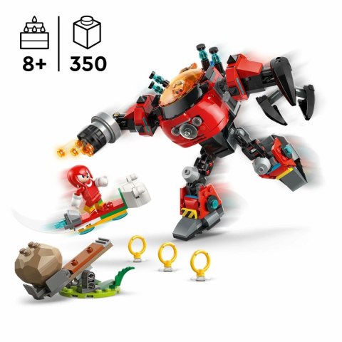Zestaw do budowania Lego 77005 Sonic Knuckles VS Dr. Eggman Egg Crusher Mech 350 Części