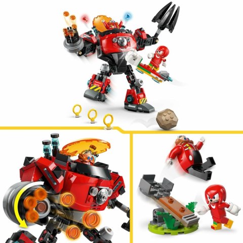 Zestaw do budowania Lego 77005 Sonic Knuckles VS Dr. Eggman Egg Crusher Mech 350 Części
