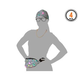 Kostium dla Dorosłych Lata 80 (4 Sztuk)