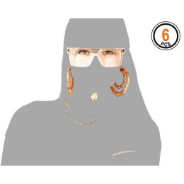 Kostium dla Dorosłych Rap i hip hop (5 Sztuk)