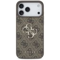 Etui Guess 4G Big Logo do iPhone 17 Pro Max brązowy