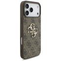 Etui Guess 4G Big Logo do iPhone 17 Pro Max brązowy