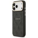 Etui Guess 4G PU Classic Logo MagSafe do iPhone 17 Pro Max czarny